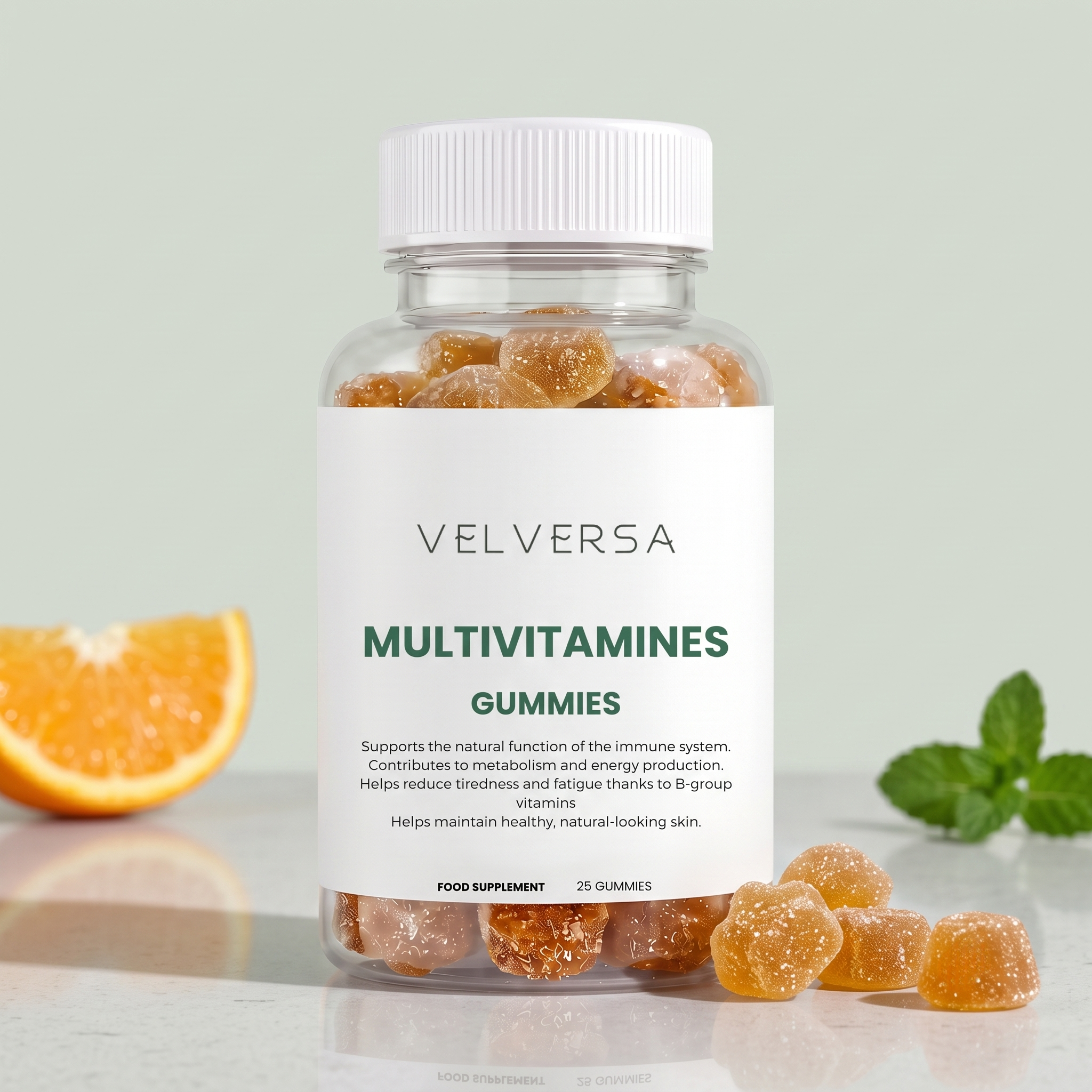 علكات ملتي فيتامين 25 علكة للطاقة والمناعة - Velversa